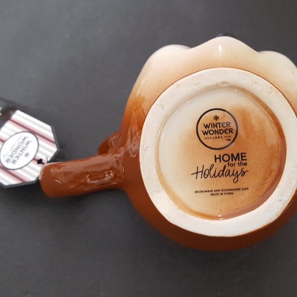 NEW RARE Winter Wonder Lane Figural Reindeer Mug - Picture 7 of 7